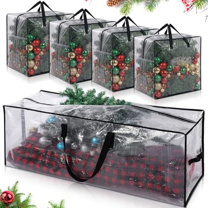 Simgoing Large Christmas Tree & Garland Storage Bags - 7.5 Ft Tree & Square Variations