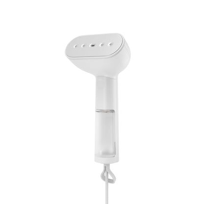 Steamery Handheld Clothes Steamer Cirrus Core, 1350W, Steam Output 0.74 oz/min, Heat up in 15 Seconds, Dry Steam Technology, Hanging Loop, Visible Water Tank, Portable, Scandinavian Design (White)