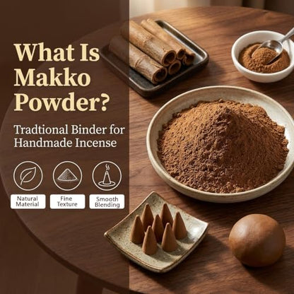 Natural Makko Powder for Incense Making - 10.58 oz (300g)