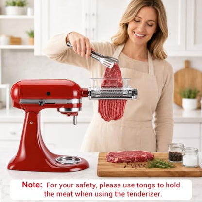 Meat Tenderizer Attachment for KitchenAid Stand Mixers - Stainless Steel