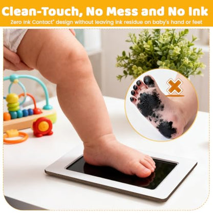 Memory Kit for Hand Footprints - Inkless Safe Baby & Pet Keepsake Set