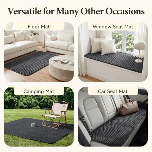 Waterproof Couch Cover for Dogs Washable Non Slip Sofa Protector - Dark Grey 35x63+35x70 Inches