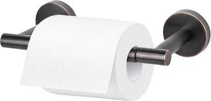 Newfun Toilet Paper Holder - Oil Rubbed Bronze | Adjustable Double Post Design | Wall Mount SUS 304 Stainless Steel
