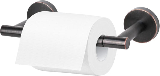 Newfun Toilet Paper Holder - Oil Rubbed Bronze | Adjustable Double Post Design | Wall Mount SUS 304 Stainless Steel