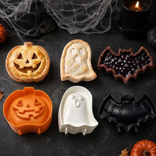 Halloween Mini Hand Pie Baking Kit with 8 Spooky Shapes for Fall Baking