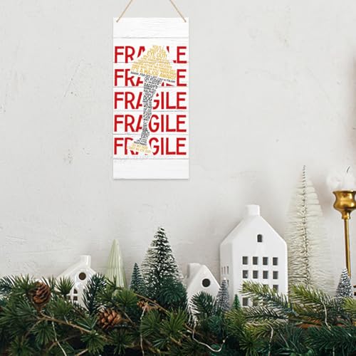 Fragile Christmas Story Leg Lamp Decor Sign - Home Wall or Door Display