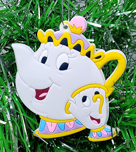 Beauty and The Beast Ornament Set with Princess Belle & Characters - Holiday Decor