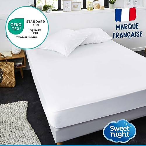 Waterproof Mattress Protector 150x200cm - Breathable, Quiet Fitted Sheet