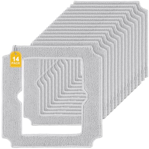 14 Pack Replacement Microfiber Mop Pads for ECOVACS WINBOT Mini Window Cleaning Robot - Variation of WINBOT Mini Mop Pads