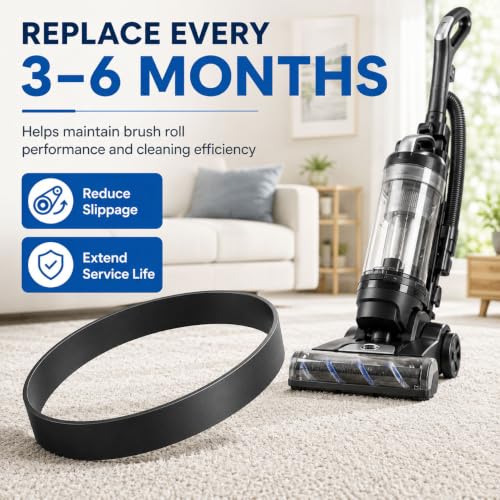 Vacuum Belts for Upright Vacuum Cleaner Floor Head Replacement Set - 5 Pack