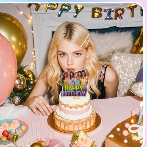Cake Topper 25PCS Birthday Decorations for Cupcakes & Desserts