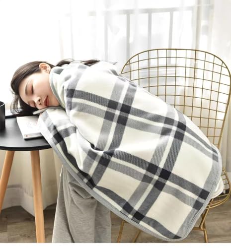 Office Chair Blanket Fleece Wearable Wrap Shawl for Home & Work - Variation A
