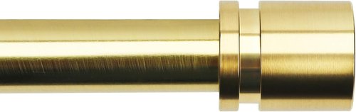 Byondeth Curtain Rods - Adjustable 16 to 240 Inches | 1 Inch Diameter with Elegant Gold Aluminium Finials