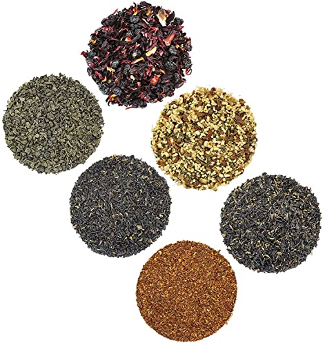 Solstice Loose Leaf Tea Ultimate Sampler Feat. 12 Teas; Approx 180+ Servings