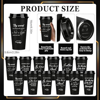 Christian Gifts Bulk Set with Bible Verses - Inspirational Religious Gifts for Men, Includes Cups Notebooks & Keychains - Variation: Bible Verses