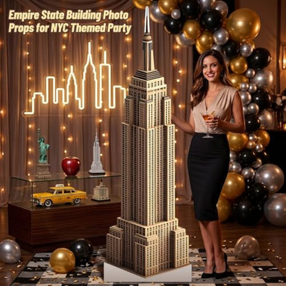 6 Ft NYC Landmark Cardboard Cutout for Party Decorations and Photo Backdrops