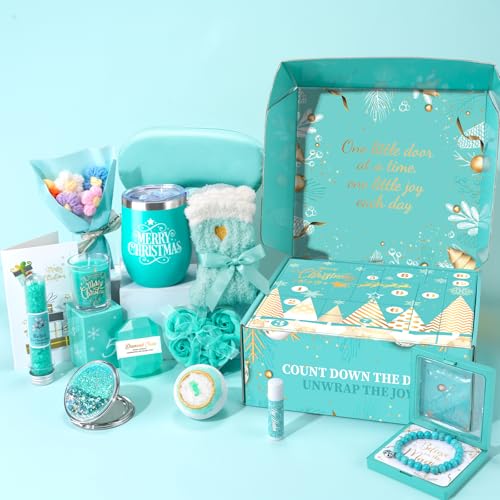 Green 12-Piece Advent Calendar for Women - 2026 Christmas Countdown Gifts