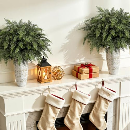 24PCS 18 Inch Artificial Cedar Pine Branches for Holiday Decor - Real Touch