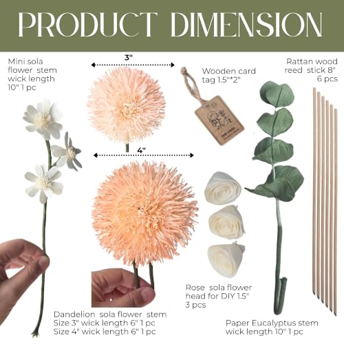 Tarot The Fool Sola Flower Diffuser Gift - Handmade Fragrance Decor