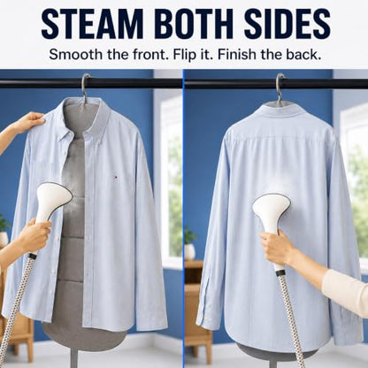 Rotating Ironing Board for Steamers, Hanging & Compact Design