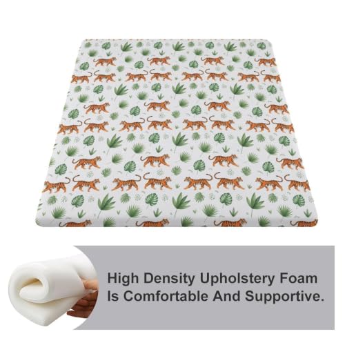 Tiger Jungle Chair Cushion - Style 5, Supportive Memory Foam Seat Pad