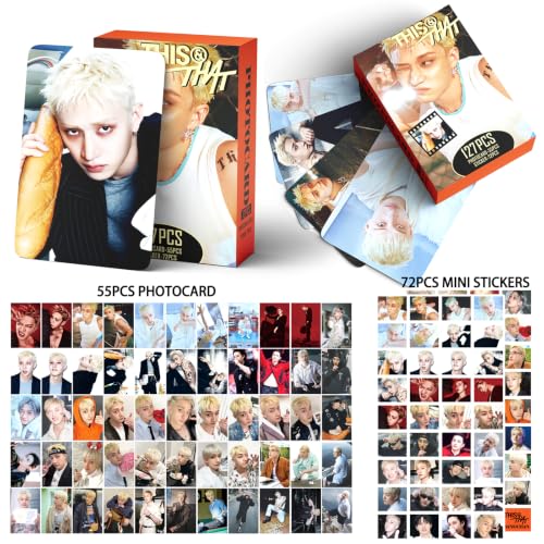 Stray Kids Photocards Set BANGCHAN - 127 PCS KPOP Album Collectible Cards & Stickers