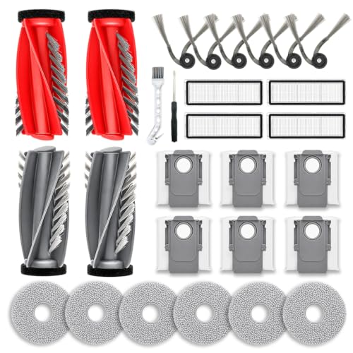 Robot Vacuum Replacement Parts Kit for Roborock Qrevo S5V & Similar Models