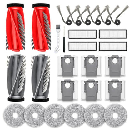 Robot Vacuum Replacement Parts Kit for Roborock Qrevo S5V & Similar Models