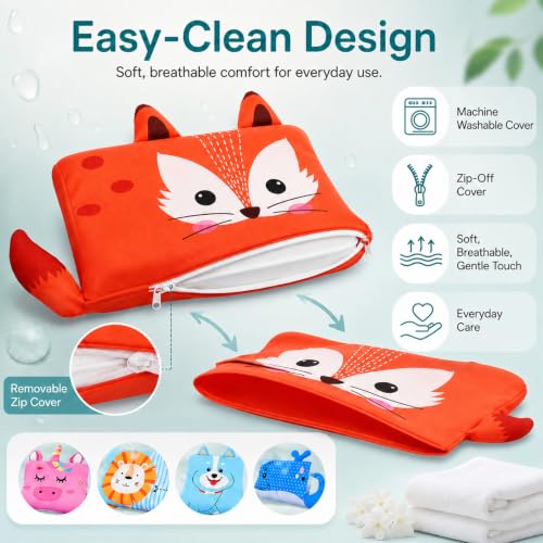 Unicorn Calming Cooling Neck Support Pillow with Soft Animal Design