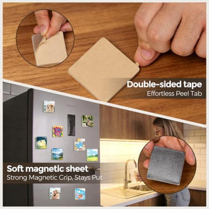 20 Pcs Clear Acrylic Fridge Magnet Craft Set with Strong Magnets & Tools - Variation of THIS listing