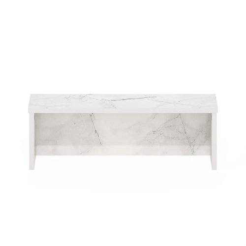 Furinno Helena Kitchen Counter Stackable Organizer Shelf, Set of 1, 18-Inch, Marble White