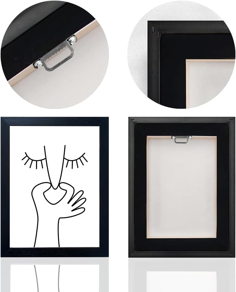 Regine Switzerland Funny Bathroom Wall Art - Black and White Canvas Print for Washroom Decor