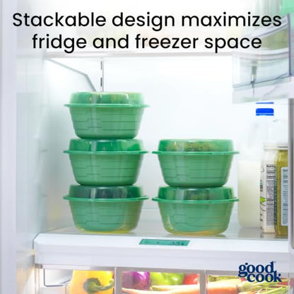 Reusable Salad Container with Dressing Cup & Toppings Tray - 5-Cup Set