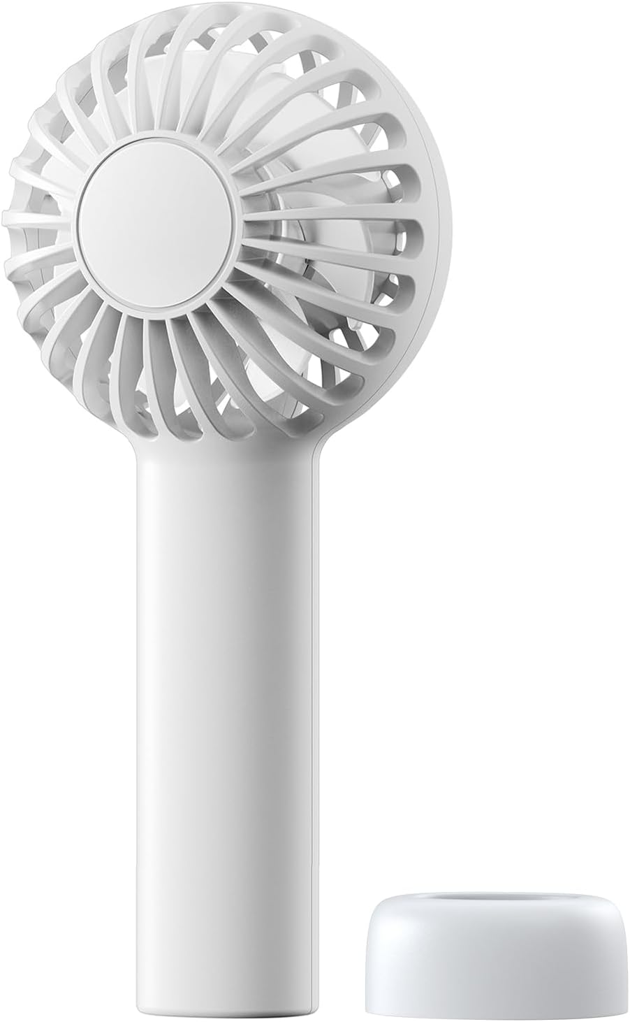 Sweetfull Mini Portable Fan - Rechargeable Handheld Fan with 3 Speeds | Cute White Design for Travel & Makeup