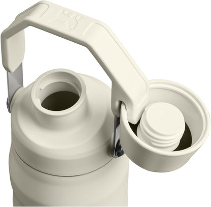 Stanley IceFlow Water Bottle 24 oz - Fast Flow Angled Spout Lid | Lightweight, Leakproof & Insulated | BPA-Free Cream