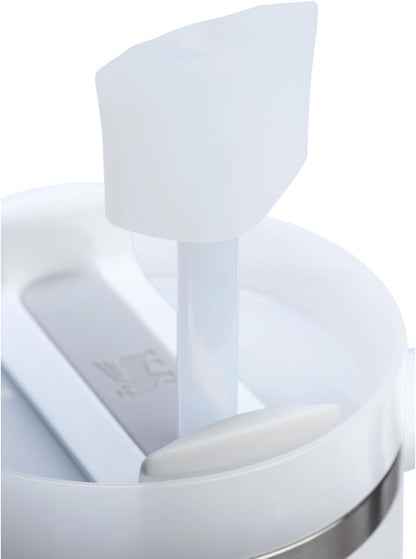 Stanley Quencher Stay Smooth Straw Topper 2-Pack - Ergonomic Silicone Cap for Tumbler | BPA-Free, Clear