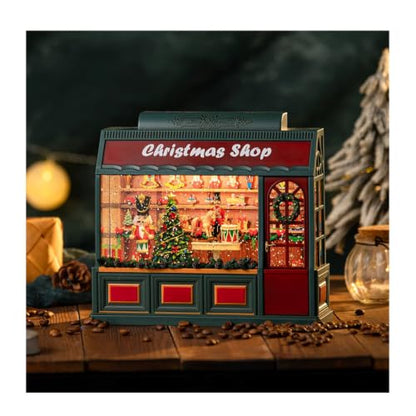 Christmas Snow Globe Lantern Nutcracker Shop Scene Holiday Decor - Variation of THIS listing