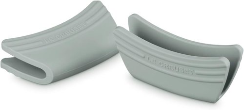 Le Creuset Silicone Handle Grips Set of 2 - 5" x 2.5" Each in Sea Salt Color
