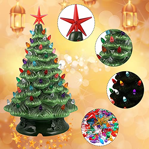 186 Pcs Ceramic Christmas Tree Replacement Lights Set - Multi Color & Stylish