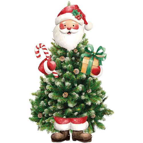 Soulchen Santa Claus Christmas Tree Topper - 4 Pcs Holiday Decor, Variation: Santa Claus
