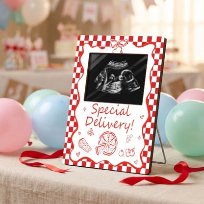 Special Delivery Ultrasound Photo Frame - Baby Announcement Keepsake, 4x6 Inch, Baby Shower Gift, Pregnancy Memory, Variation of THIS listing