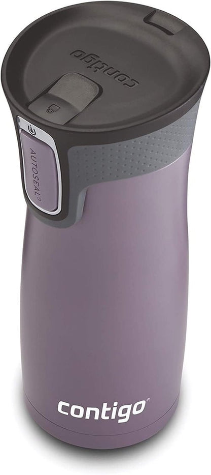Contigo West Loop Travel Mug - Stainless Steel Vacuum Flask | Leakproof Coffee Tumbler with BPA-Free Lid