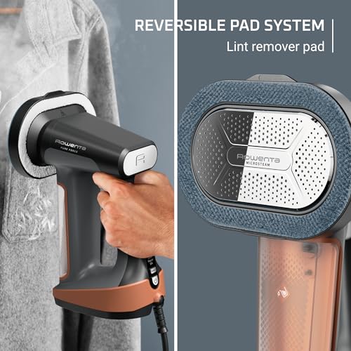 Rowenta Handheld Steamer for Clothes, Pure Force 2in1 Steamer & Iron, 1875W, Vertical/Horizonal Steaming & Ironing, Lightweight, Auto-off, XL power, 1875 Watts, DR8822