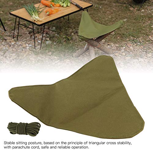 Outdoor Triangular Camping Stool Cover Waterproof Nylon Foldable Tripod Seat