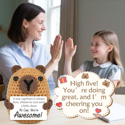 Positive Capybara Birthday Gift for Kids - Cute Basket Stuffers for Boys & Girls