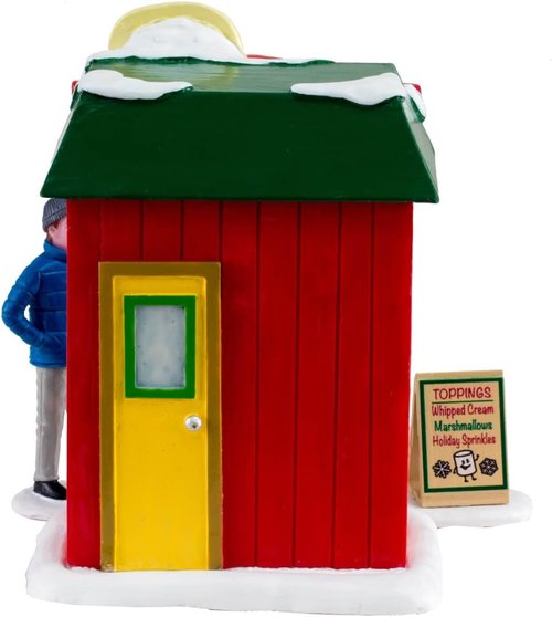 Lemax Cocoa Corner - Set of 3 Charming Holiday Decor Figurines for Festive Displays
