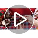 Christmas Napkin Rings with Velvet Bows, Bell & Pine Wreath - Green, 12 Pack