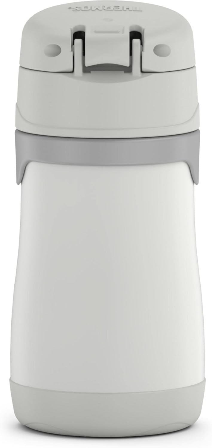 Thermos Baby 10 Ounce Stainless Steel Vacuum Insulated Straw Bottle - Gray Color