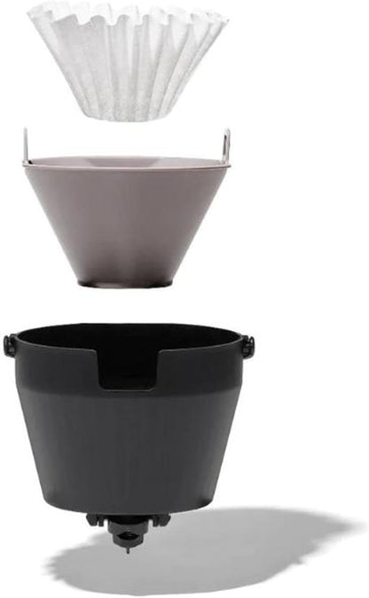 Skiennix Coffee Filters - 100 Count Paper Filters for OXO Brew 8-Cup Coffee Maker | Compatible with Single-Serve Brew Basket