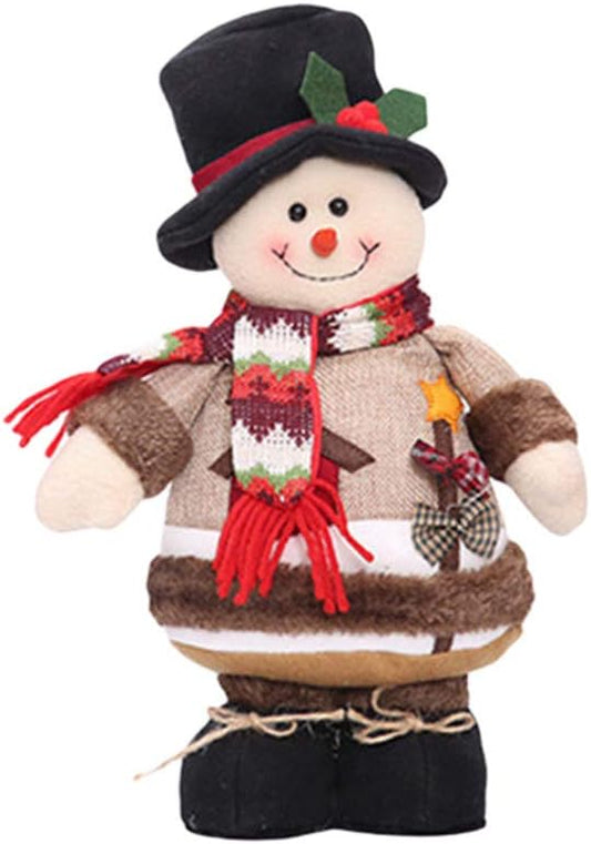 Regine Switzerland Christmas Decor - Standing Snowman Dolls for Kids - Perfect Holiday Decorations